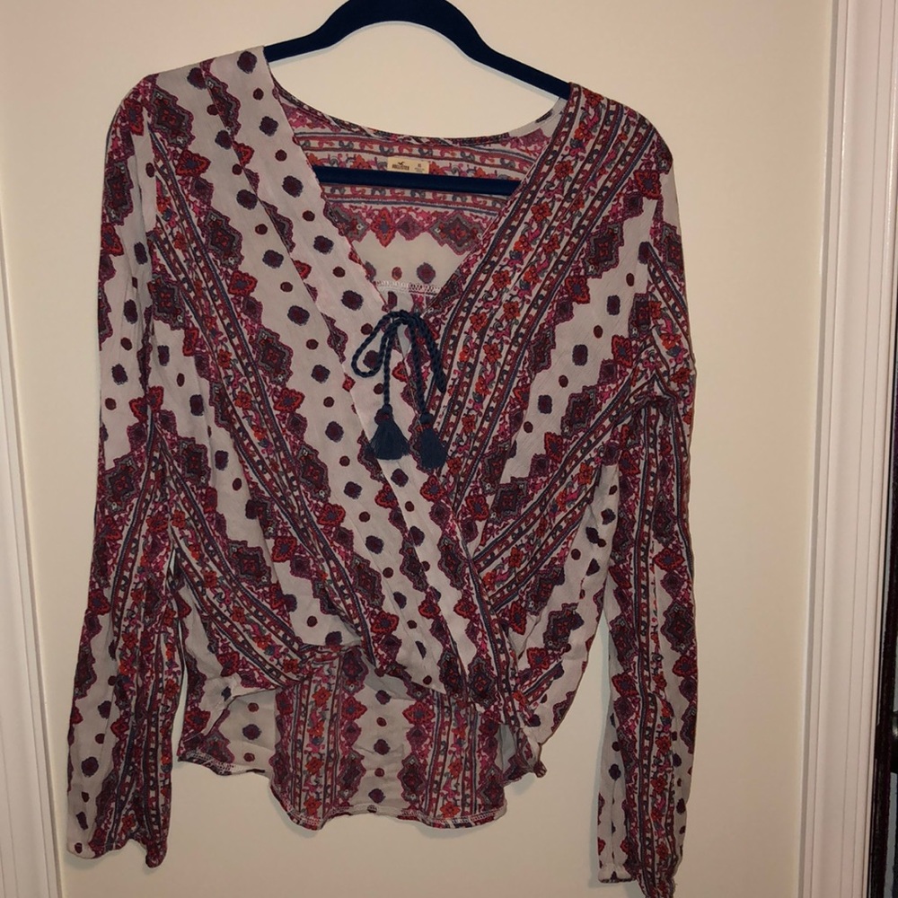 Boho wrap top
